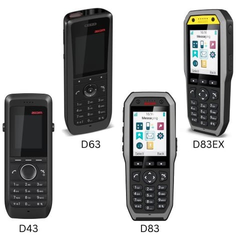 Ascom DECT handsets