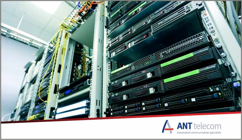 A company's server room