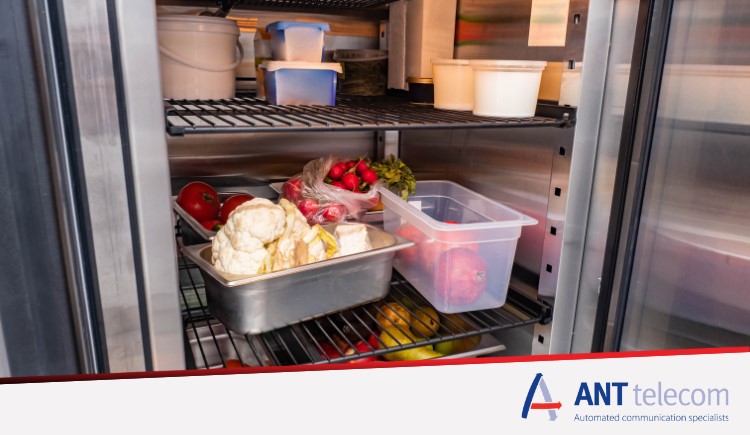 Image of a fridge containing food
