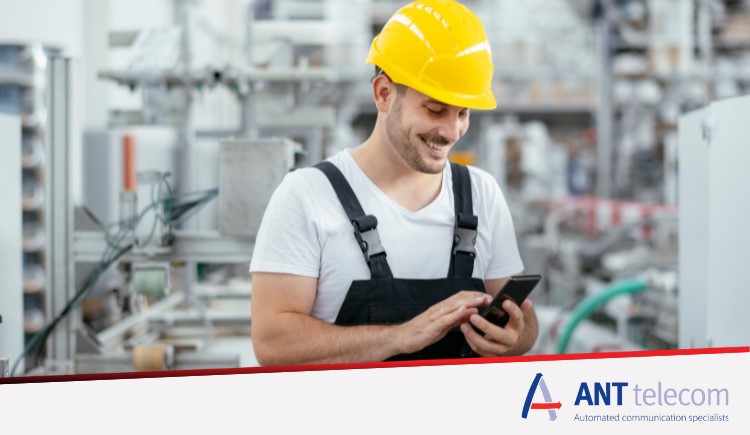 Lone Worker checking their phone