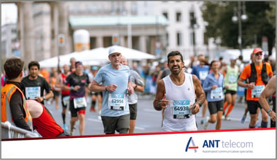 People taking part in a running event