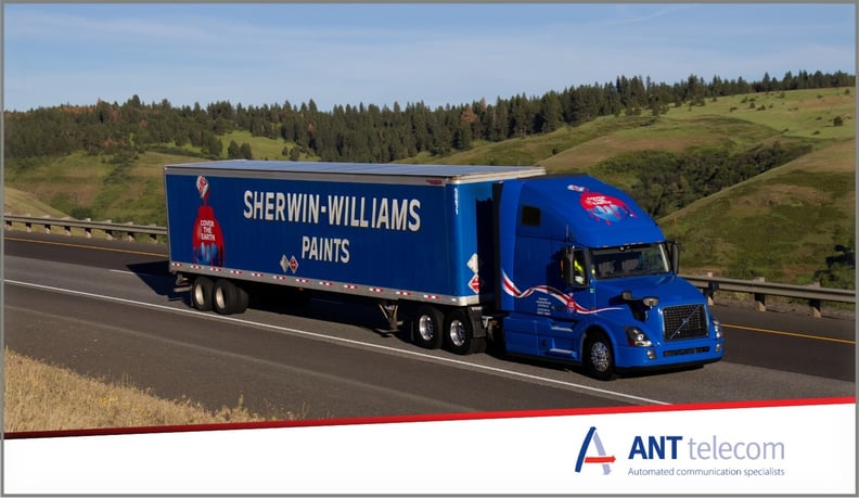A picture of Sherwin Williams Trunk on a road