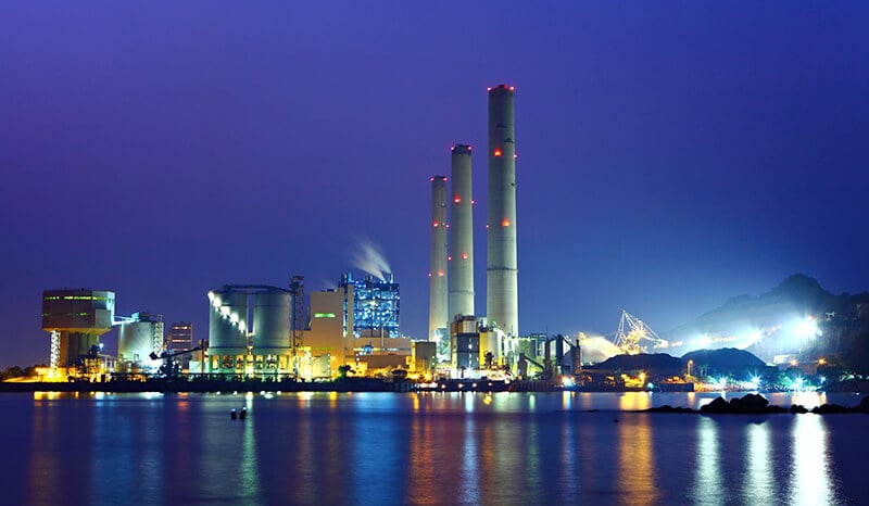 photo of ATEX area at night